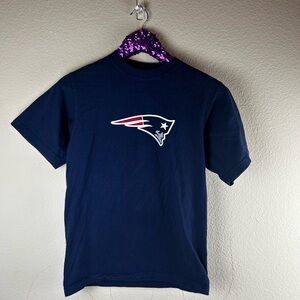 Reebook Women’s New England Patriots Navy T-Shirt Sz Small